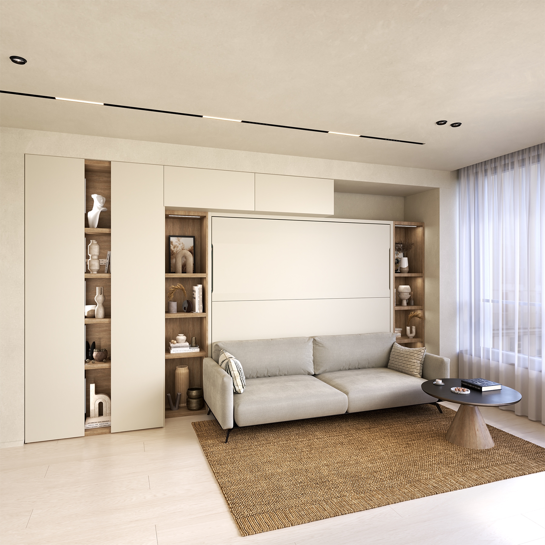 Wallbed Italia - Schrankwand / Schrankbett Beispiel 2 – Bild 5