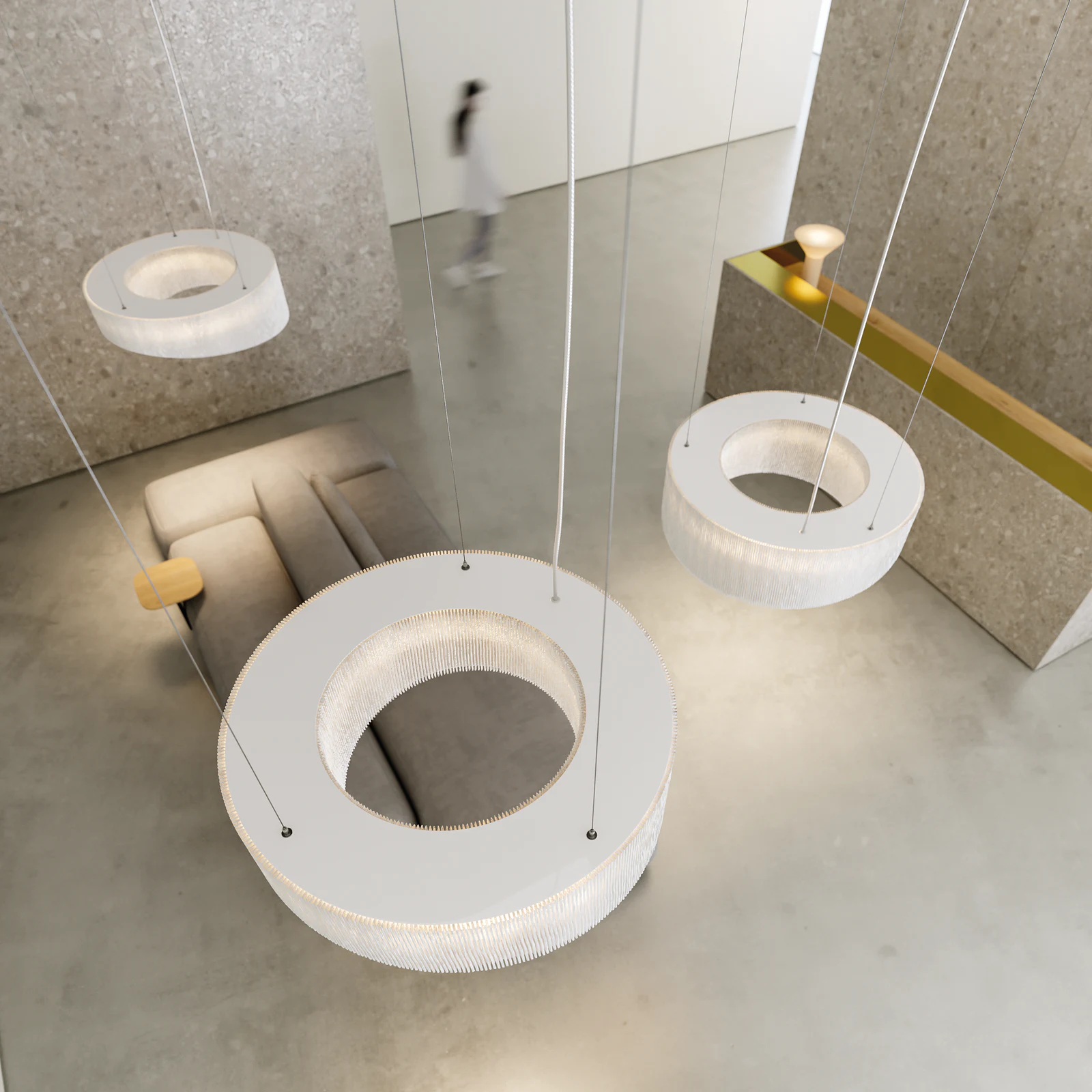 A-Emotional Light Anel Pendelleuchte im Wohnraum
