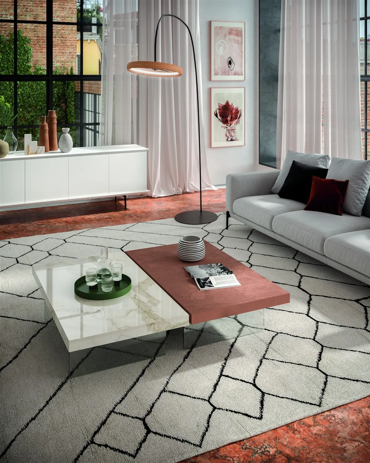 OZZIO Italia - Couchtisch / Tisch Bellagio – Bild 4