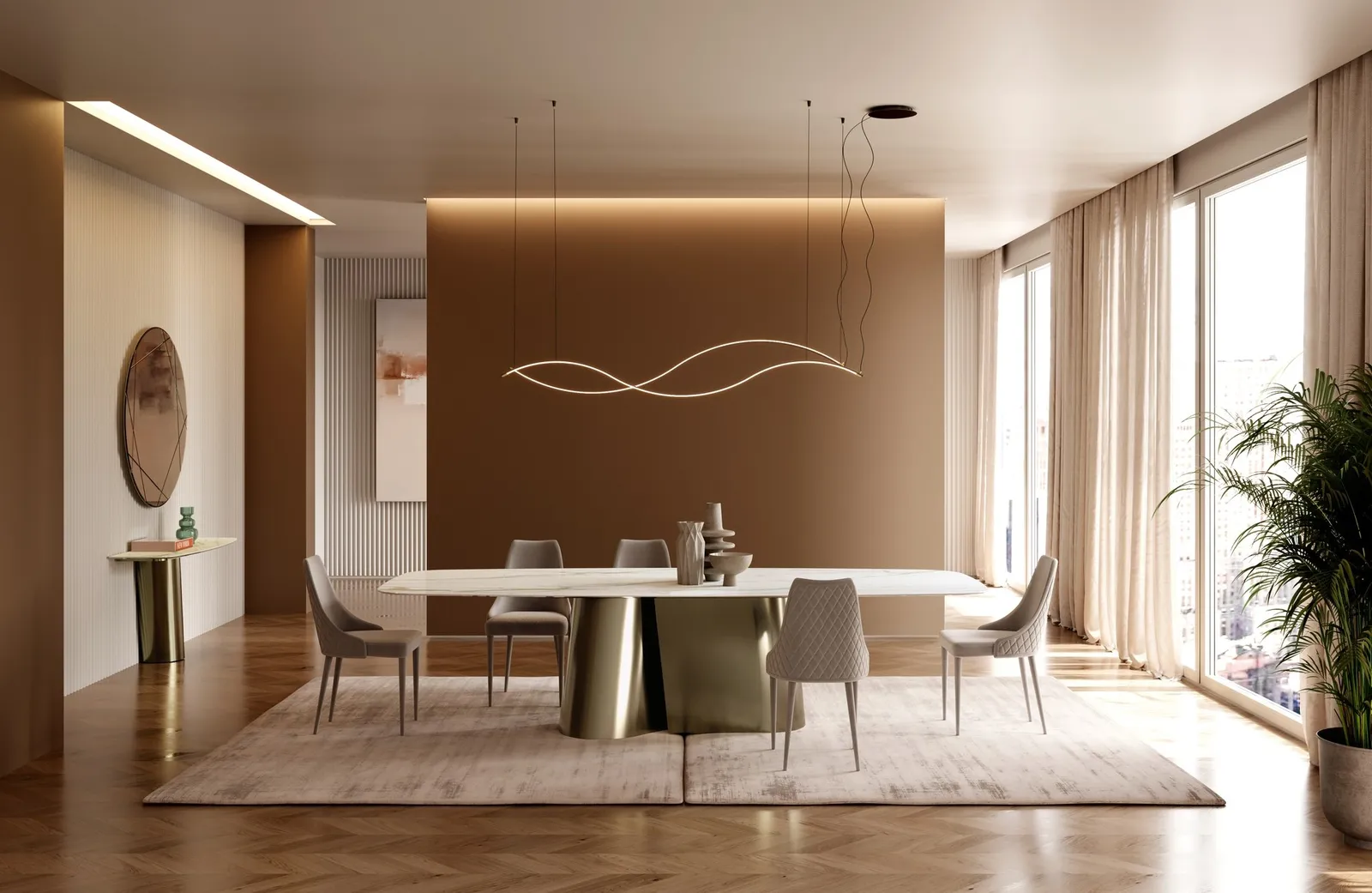 Bontempi Casa - Tisch Kimono – Bild 3