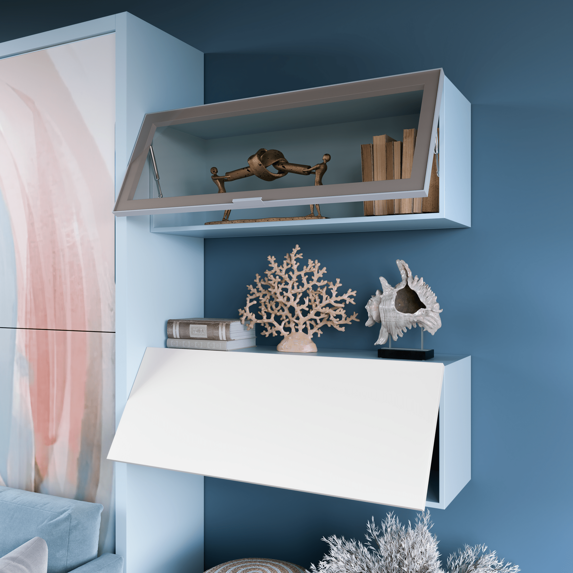 Wallbed Italia – Wohnwand mit Schrankbett – Bild 10
