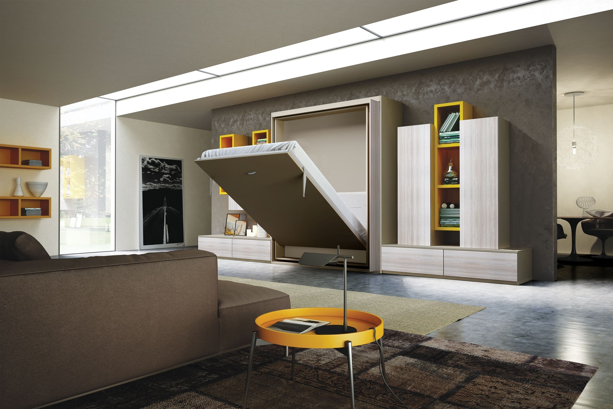 Wallbed Italia – Wohnwand mit Schrankbett – Bild 7