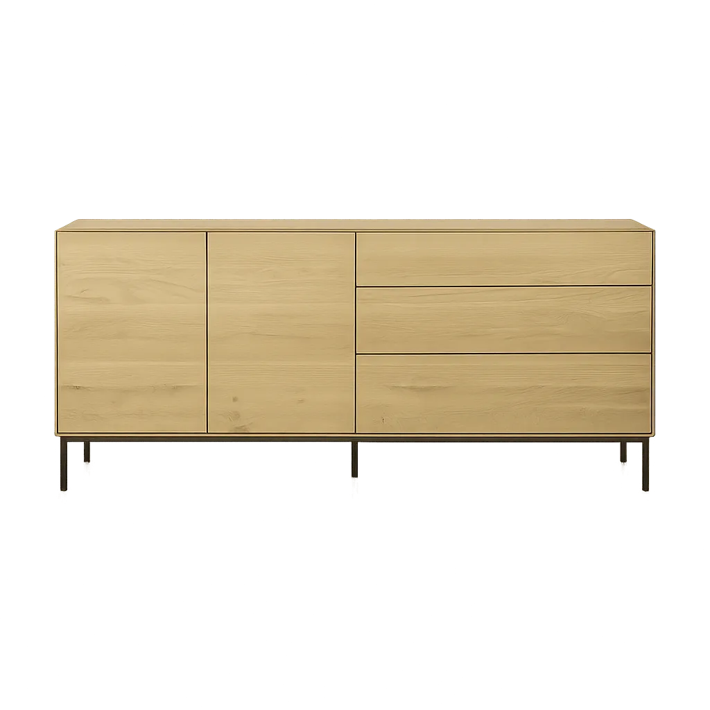 Ethnicraft - Kommode Whitebird / Blackbird