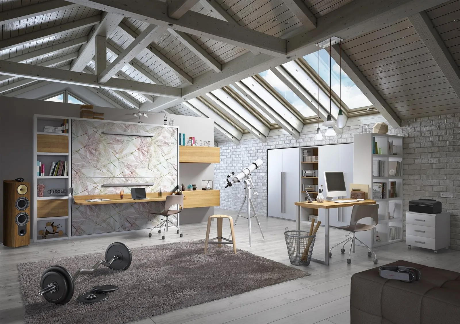 Wallbed Italia - Jugendzimmer mit Funktion – Bild 7