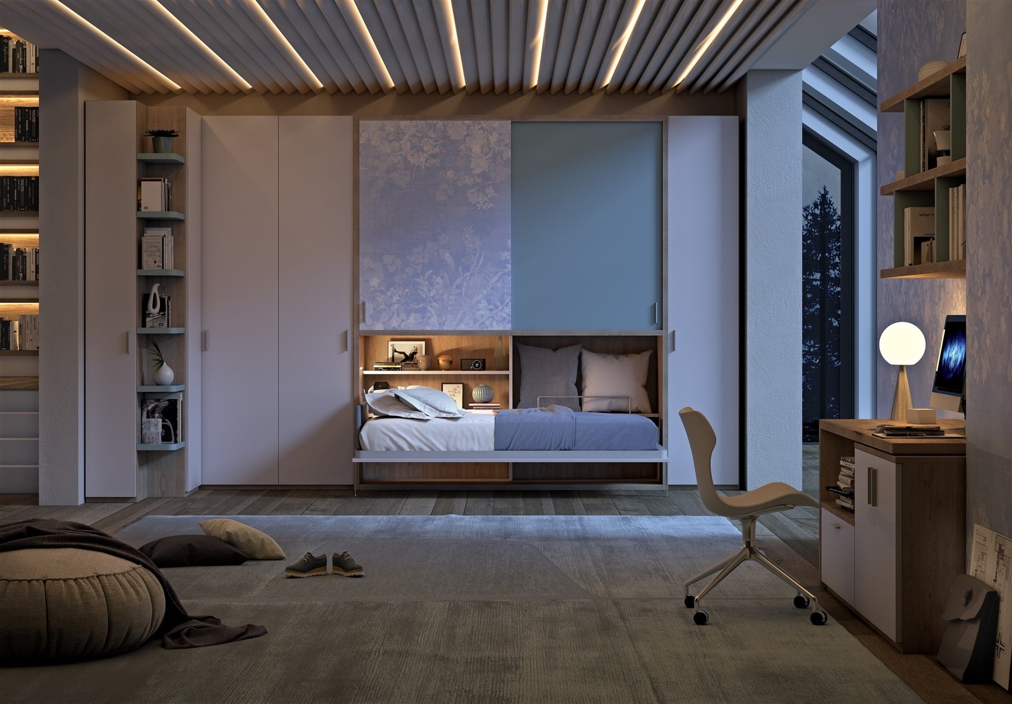 Wallbed Italia - Jugendzimmer mit Funktion 1 – Bild 12