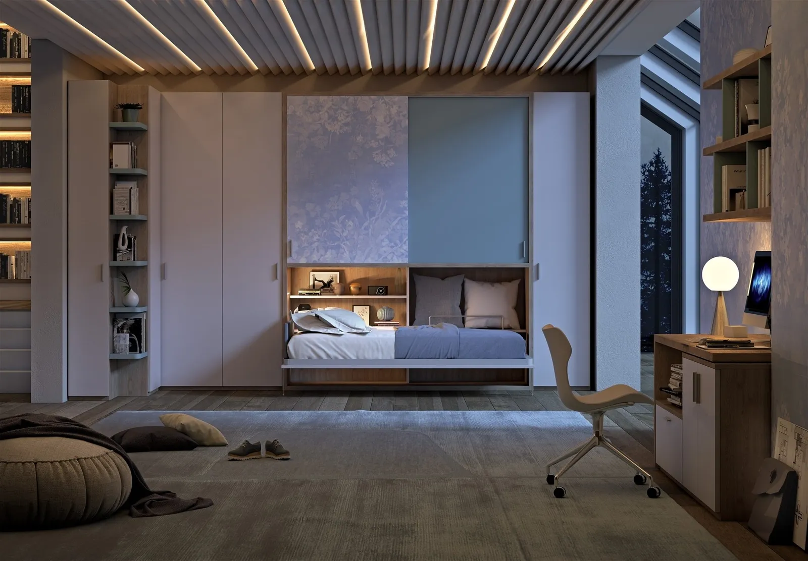 Wallbed Italia - Jugendzimmer mit Funktion 1 – Bild 12