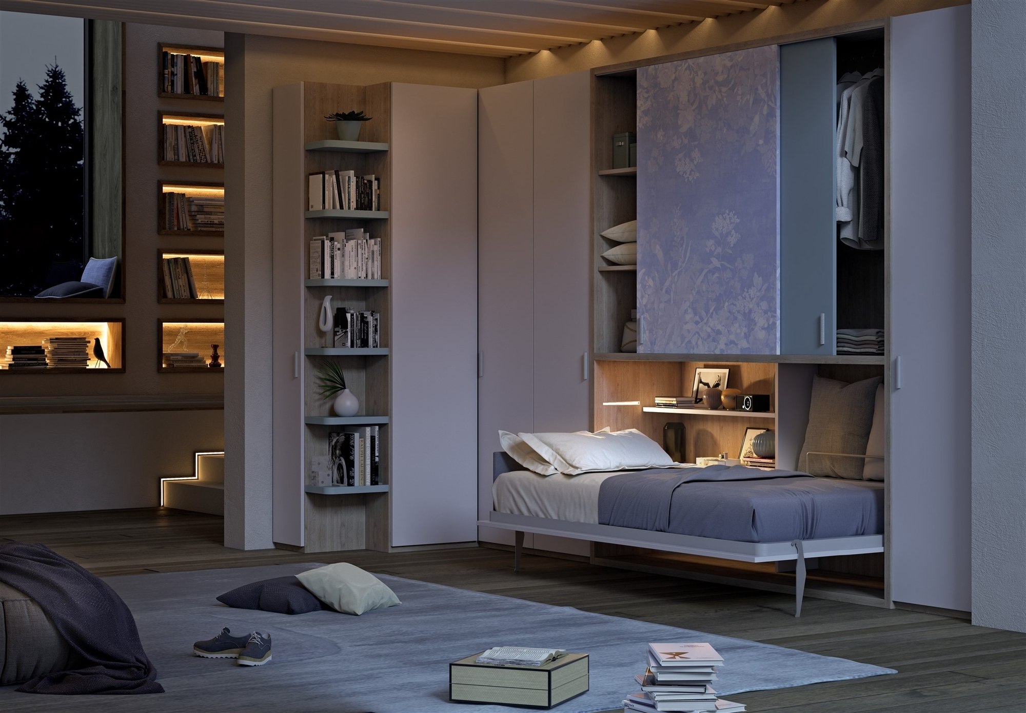 Wallbed Italia - Jugendzimmer mit Funktion 1 – Bild 15