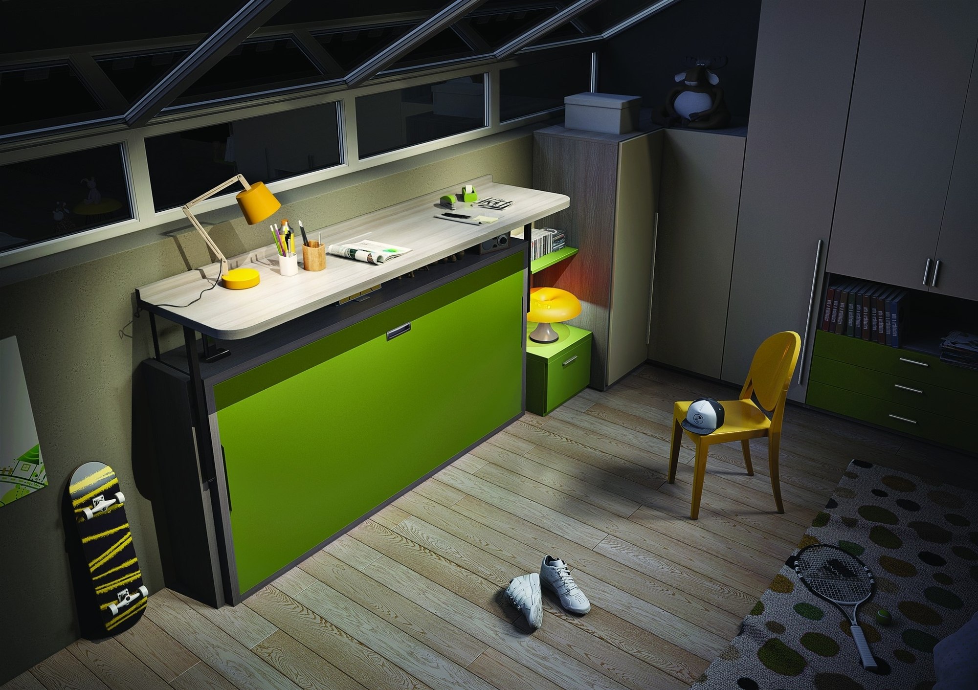 Wallbed Italia - Jugendzimmer mit Funktion 1 – Bild 16