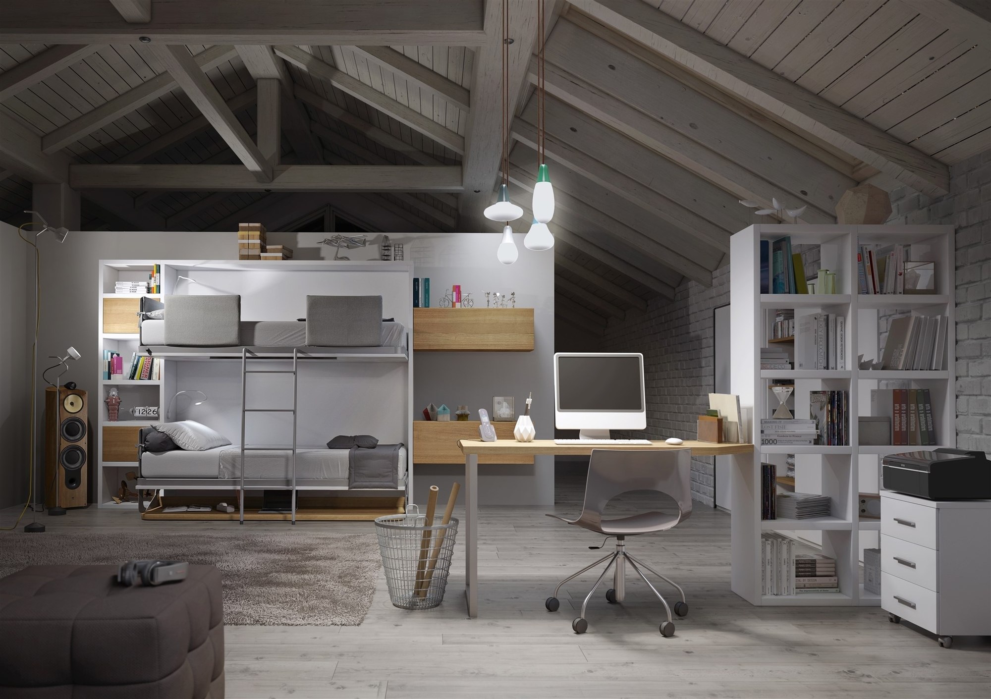 Wallbed Italia - Jugendzimmer mit Funktion 1 – Bild 4