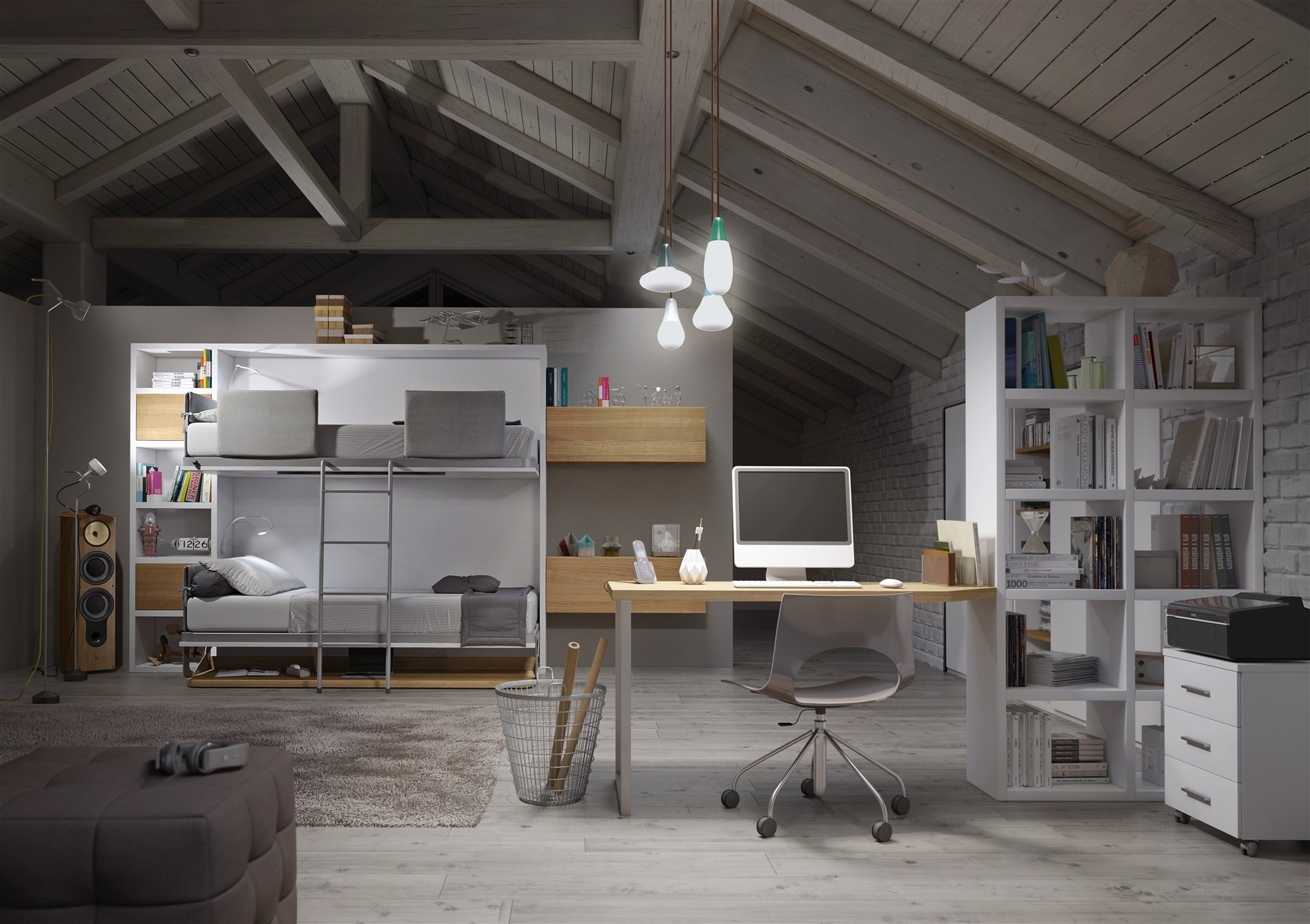 Wallbed Italia - Jugendzimmer mit Funktion 1 – Bild 6