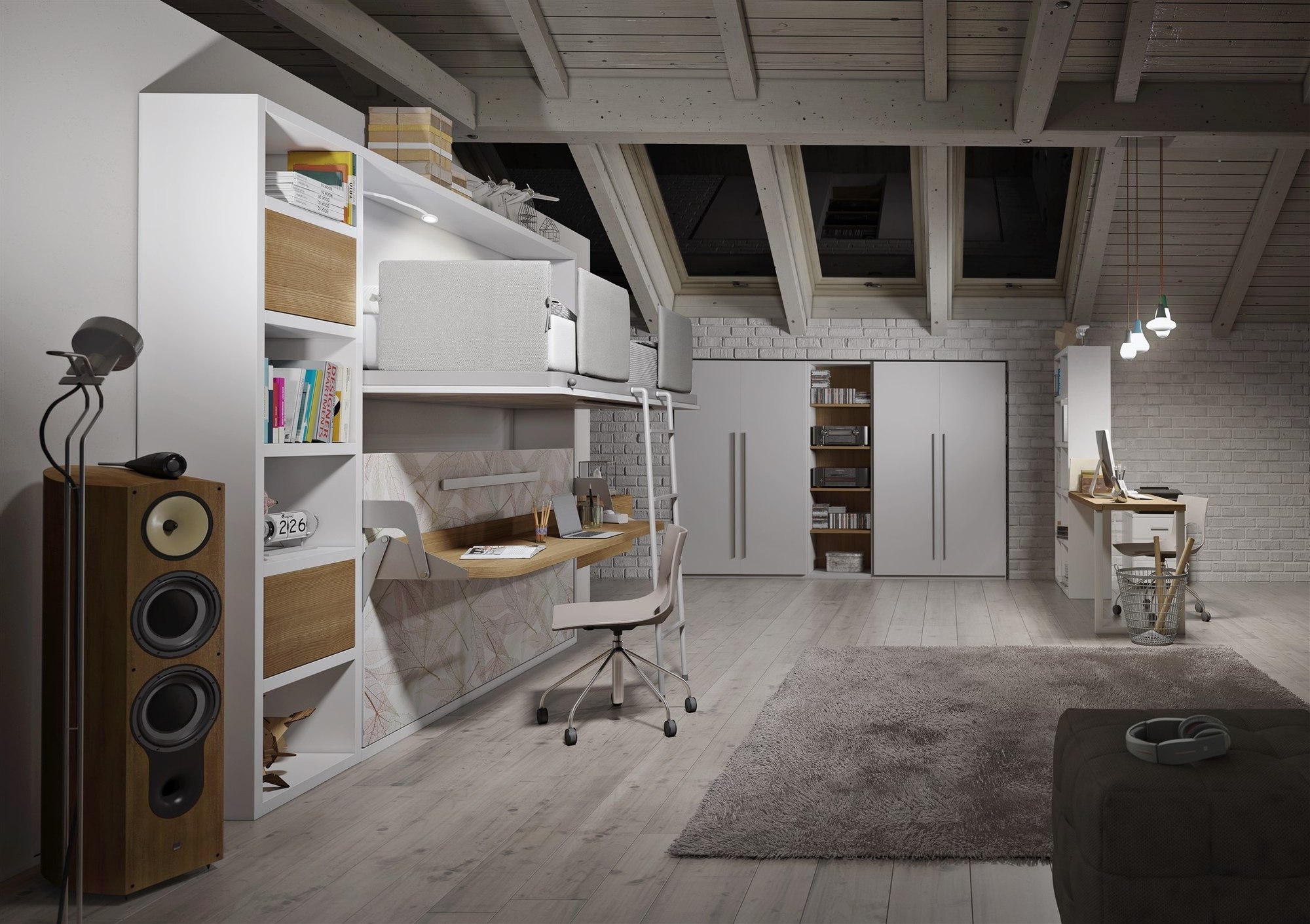 Wallbed Italia - Jugendzimmer mit Funktion 1 – Bild 8