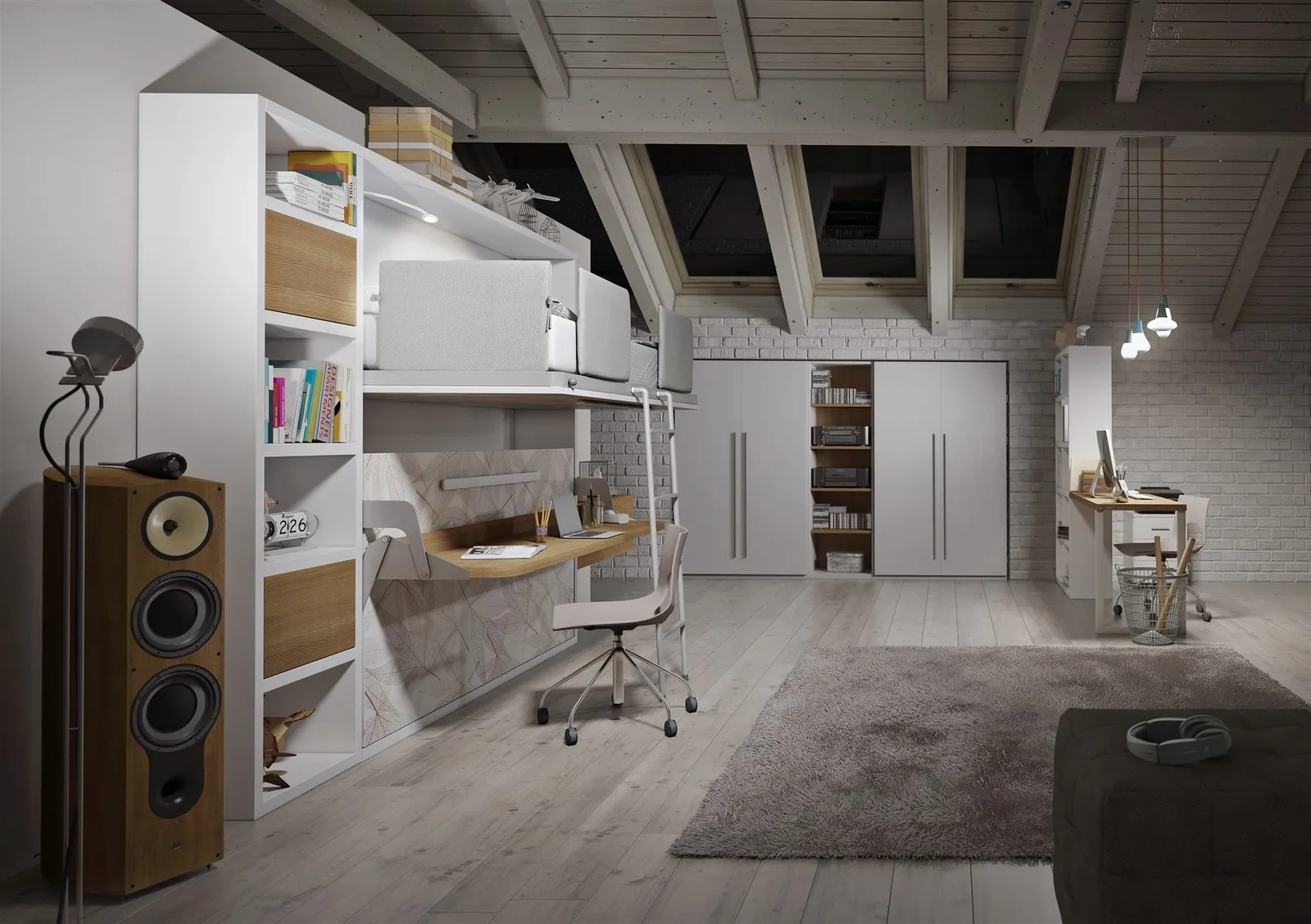 Wallbed Italia - Jugendzimmer mit Funktion 1 – Bild 8