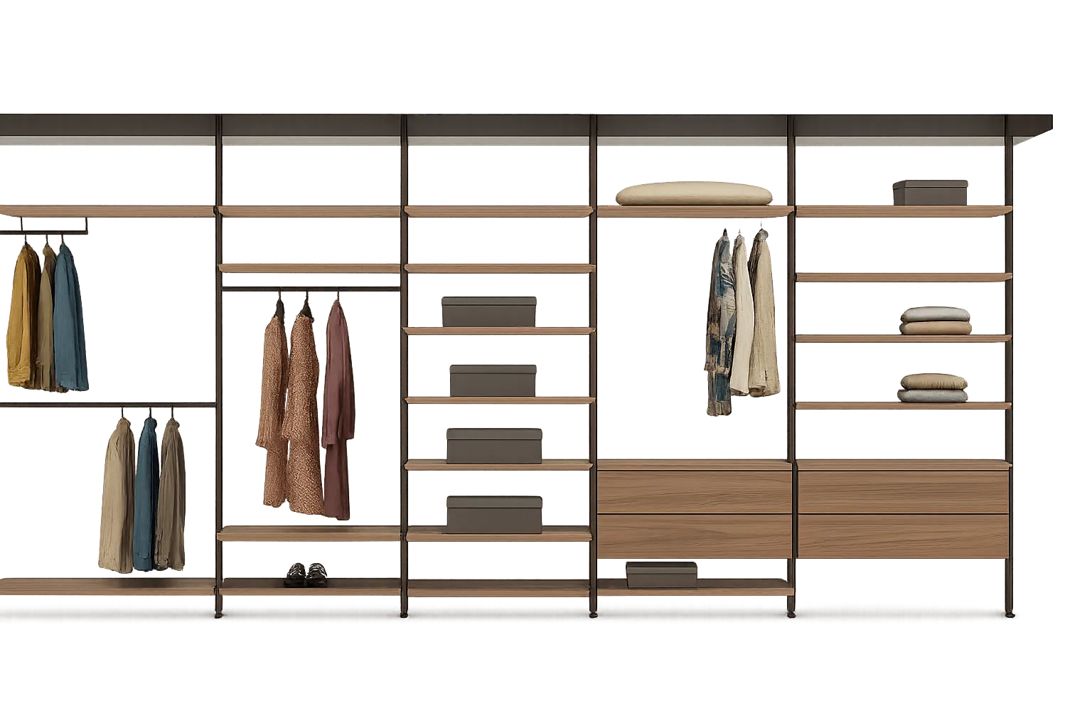 Kristalia - begehbarer Schrank Novel