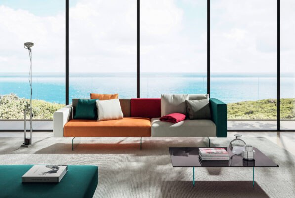 Modulares Sofa Air in einem modernen Wohnbereich