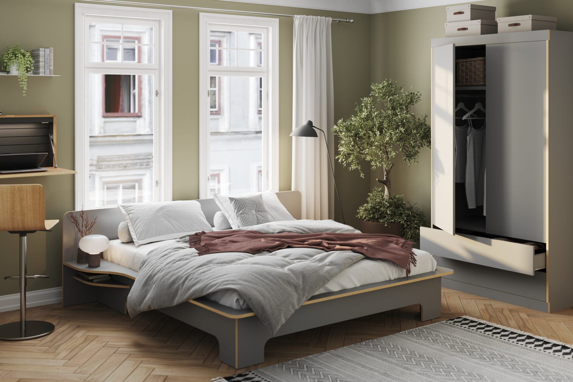 Müller Small Living - Bett Plane – Bild 2