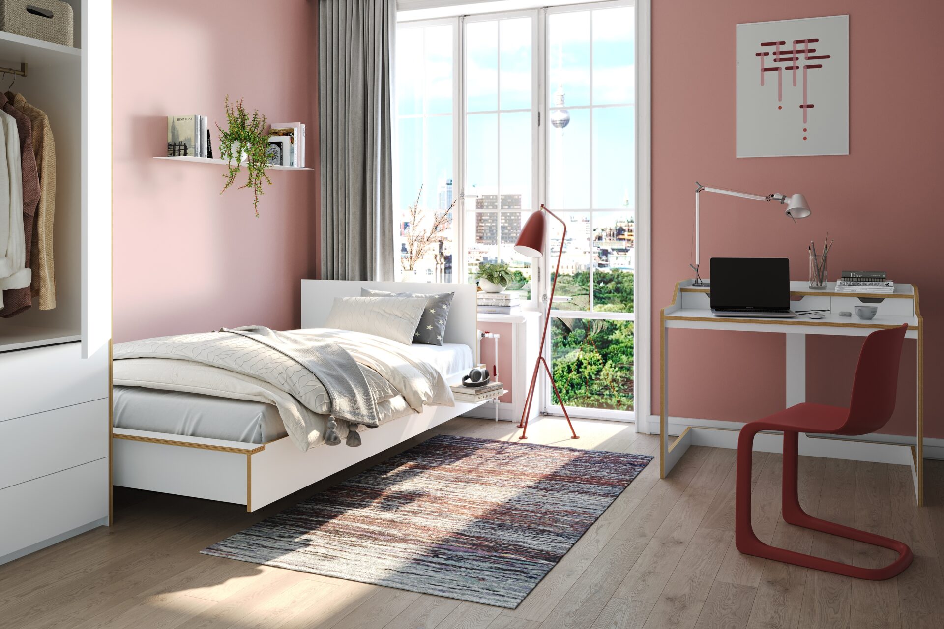 Müller Small Living - Bett Plane – Bild 4