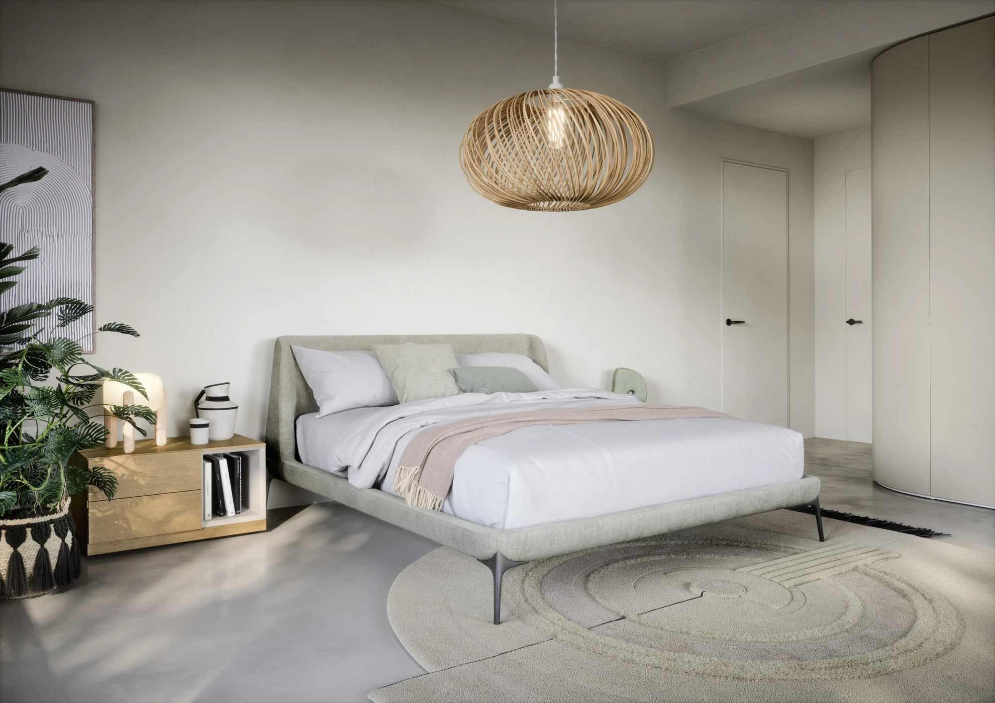 Novamobili - Bett Velvet – Bild 6