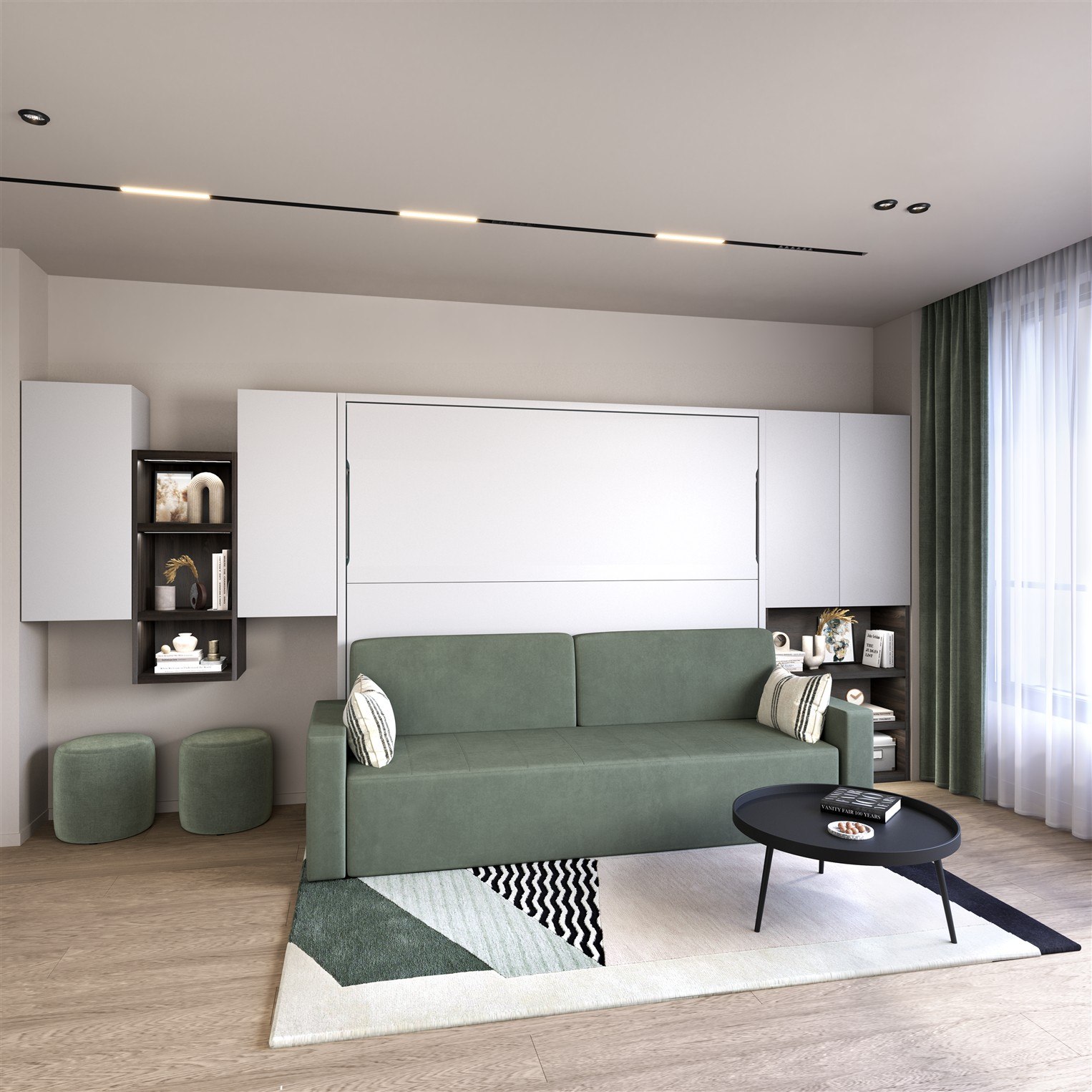 Wallbed Italia - Schrankwand / Schrankbett Beispiel 4 – Bild 8