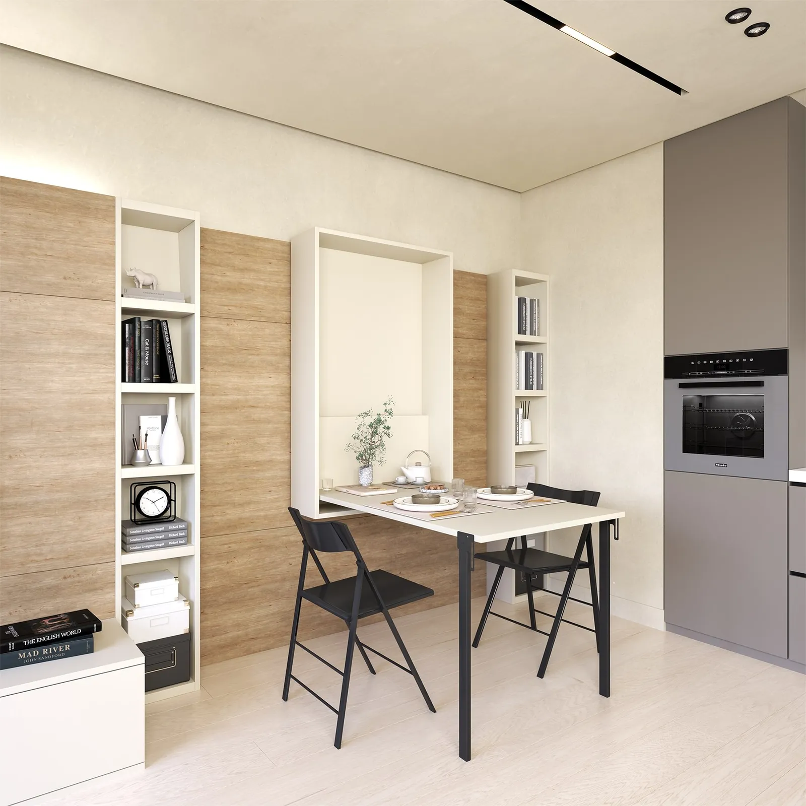 Wallbed Italia - Schrankwand / Schrankbett Beispiel 2 – Bild 3