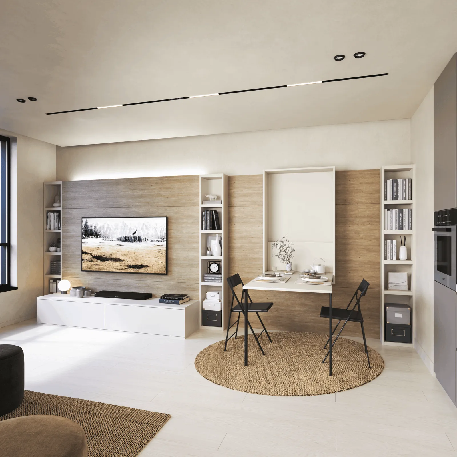 Wallbed Italia - Schrankwand / Schrankbett Beispiel 2