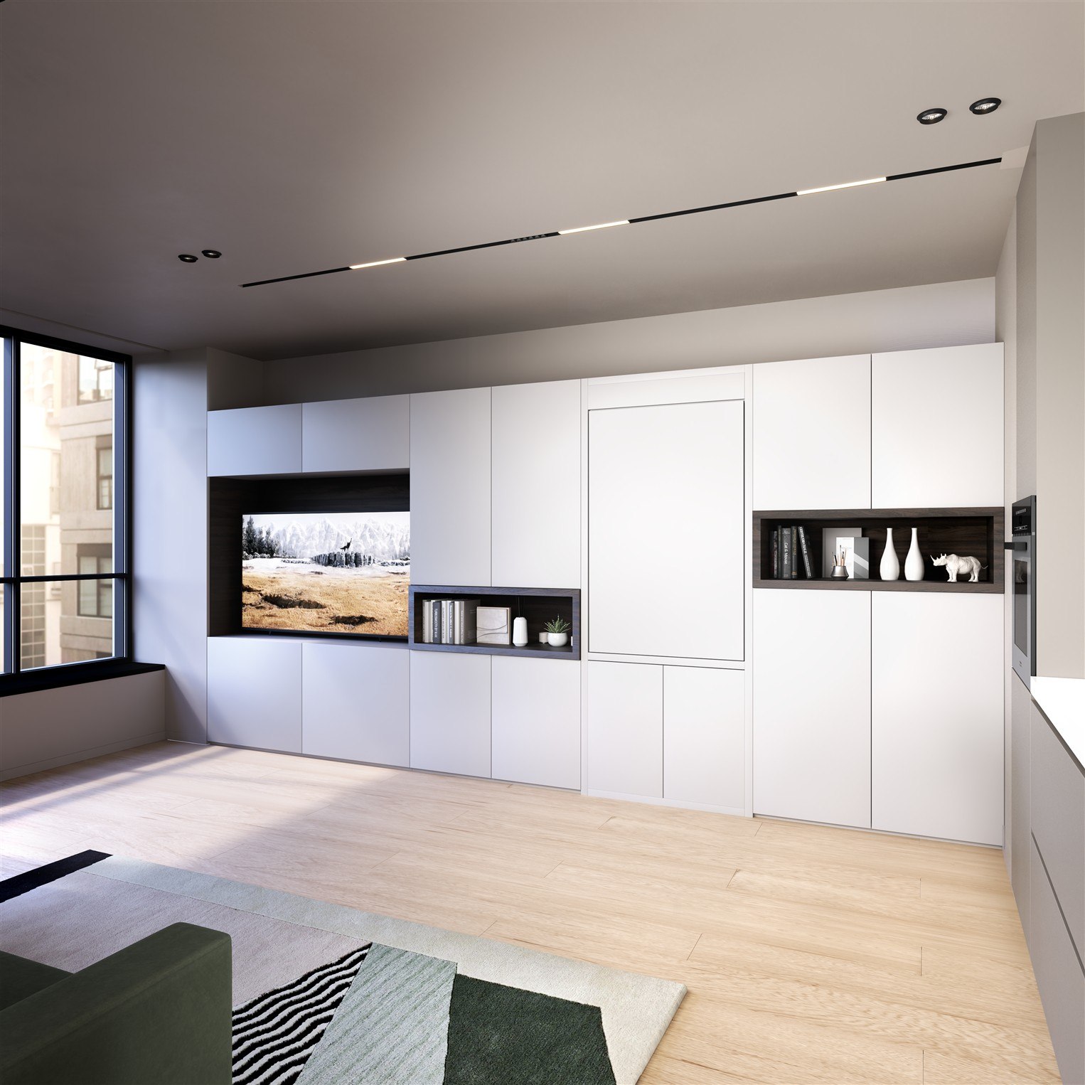 Wallbed Italia - Schrankwand / Schrankbett Beispiel 4 – Bild 6