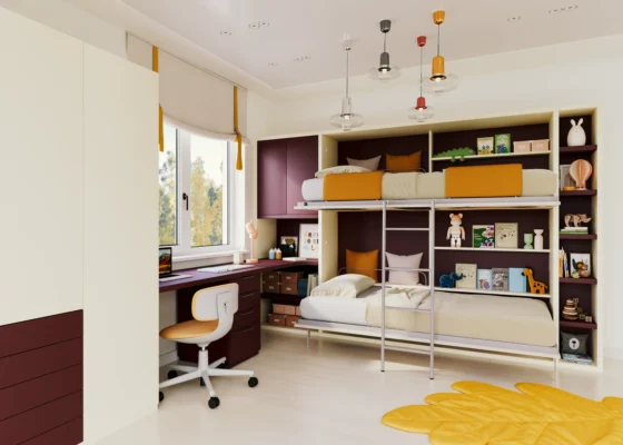 Wallbed Italia Kinderzimmer mit Funktion