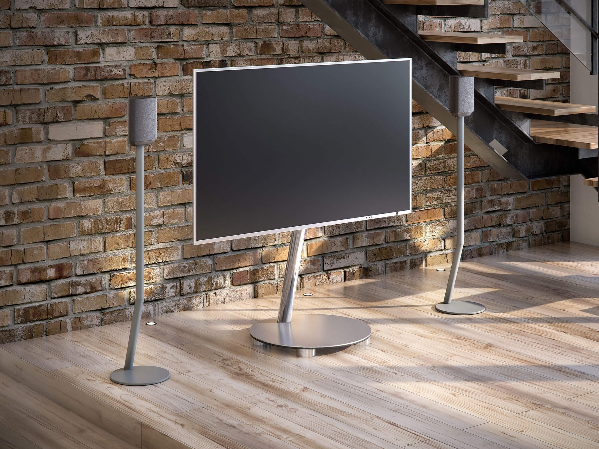 wissmann raumobjekte - TV Halter Amega / Circle Art 900