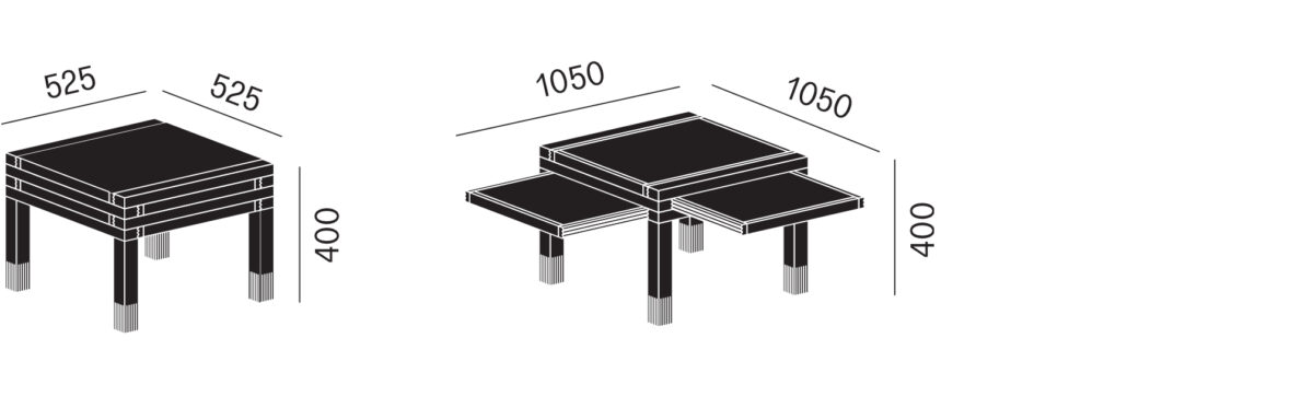Sculpture Jeux - Couchtisch Par 3 – Bild 10