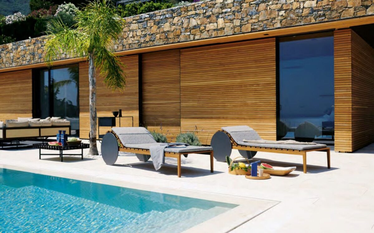 Potocco spa - Liegestuhl Suno