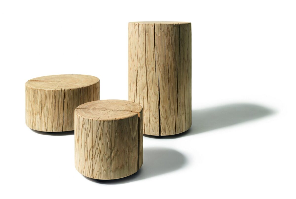 Team 7 -  Naturholzblock Beistelltisch von Jacob Strobel – Bild 2