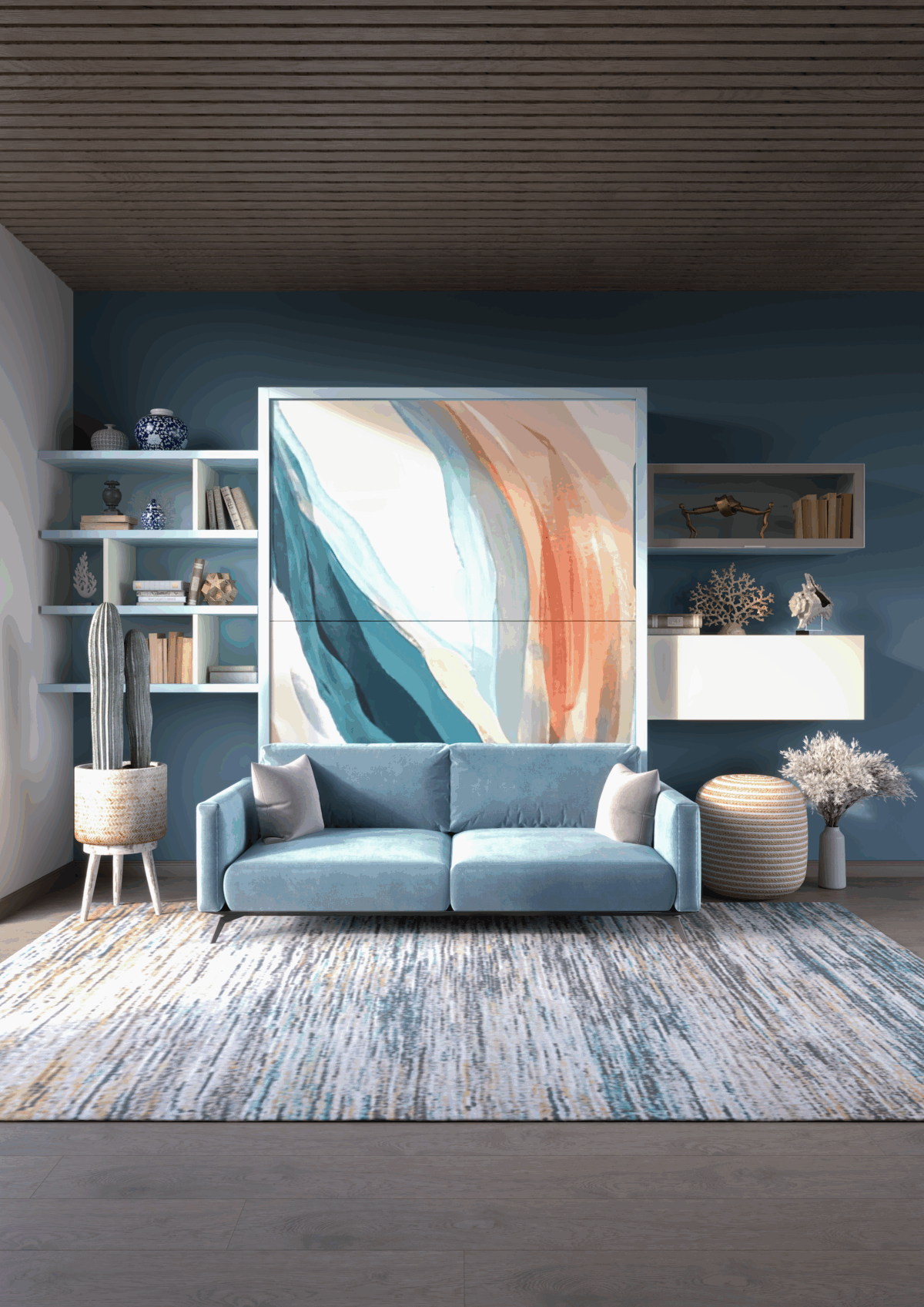 Wallbed Italia - Schrankwand / Schrankbett Beispiel 1 – Bild 12