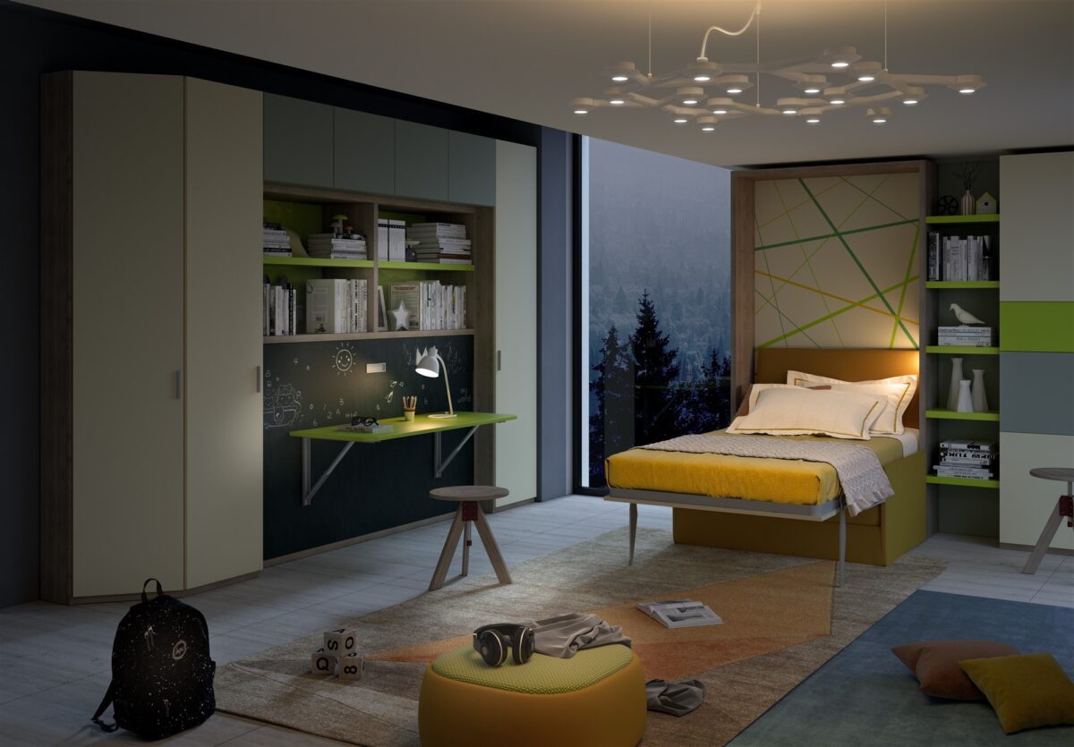 Wallbed Italia - Jugendzimmer mit Funktion – Bild 2