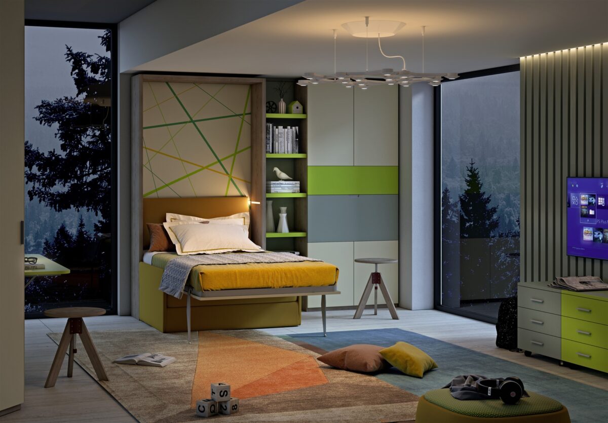 Wallbed Italia - Jugendzimmer mit Funktion – Bild 10