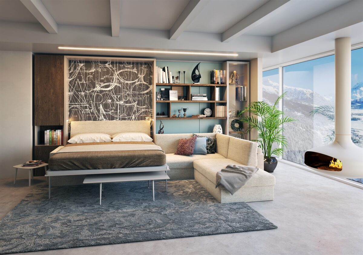 Wallbed Italia - Schrankbett + Sofa Beispiele 1