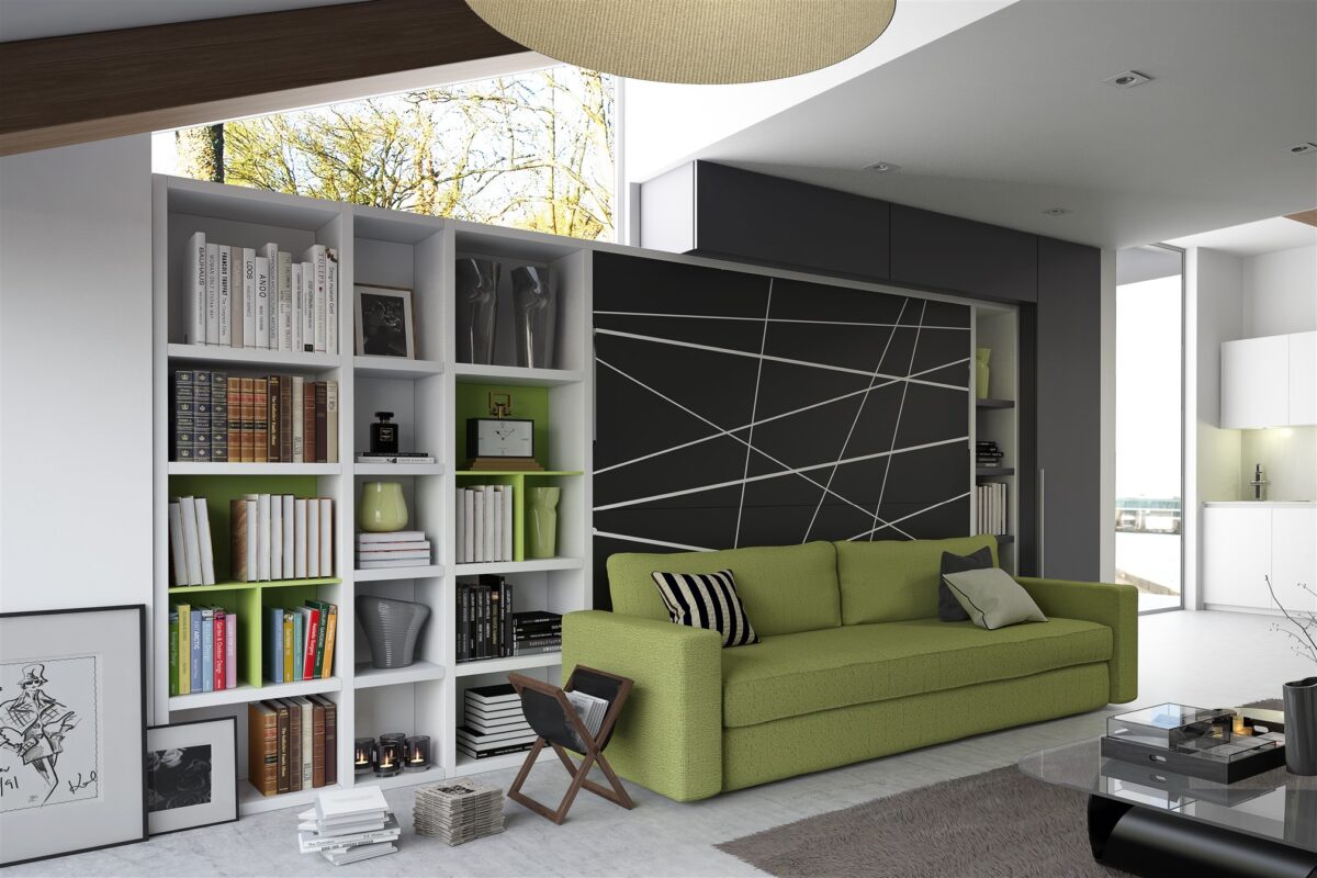 Wallbed Italia - Schrankbett + Sofa Beispiel 3