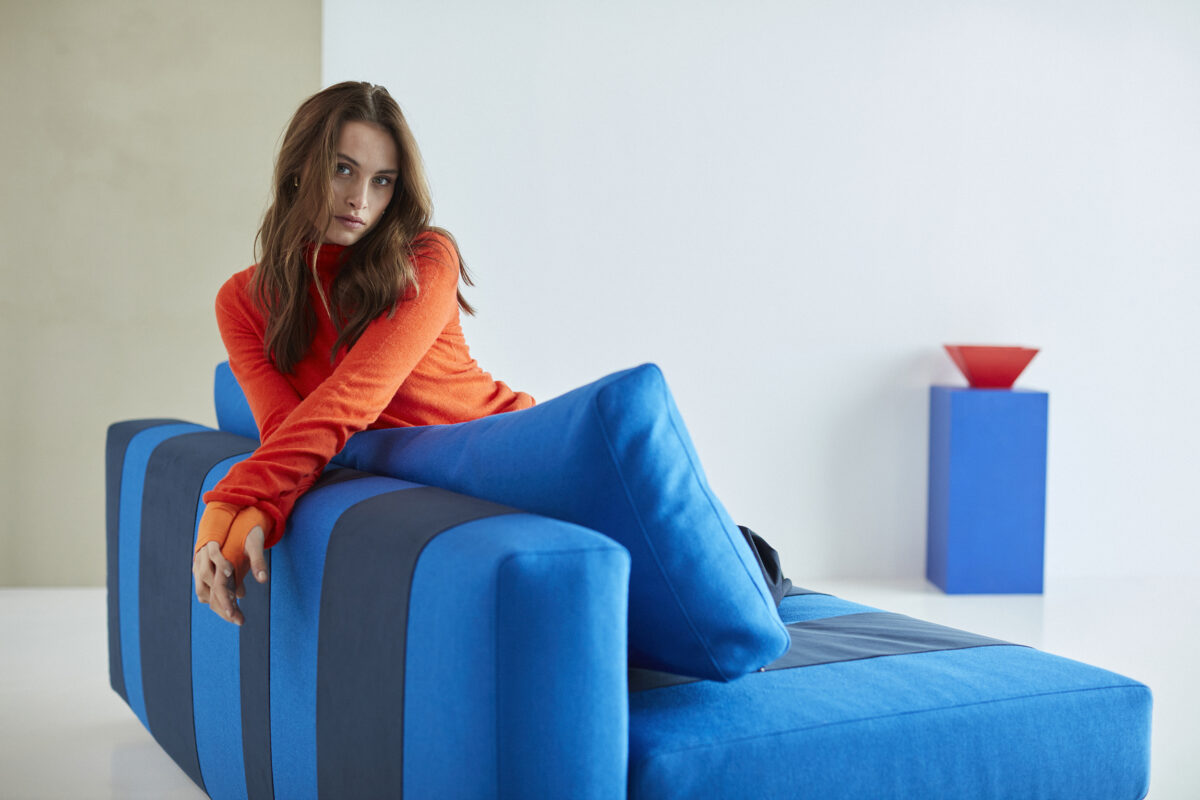 Innovation Living - Conlix Patchwork Schlafsofa – Bild 4