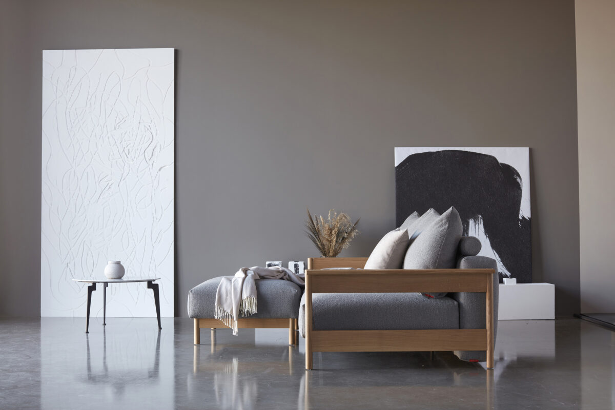 Innovation Living - Malloy Holz Schlafsofa – Bild 2