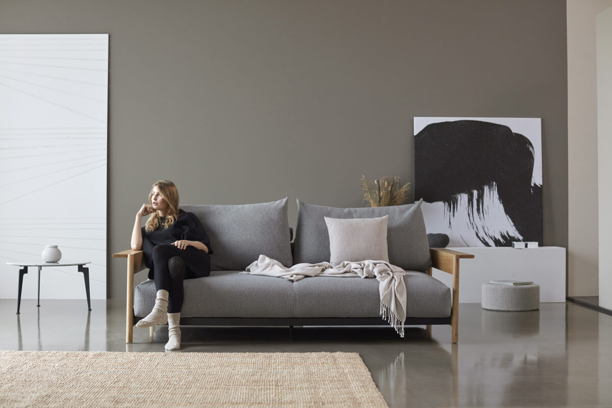Innovation Living - Malloy Holz Schlafsofa – Bild 3