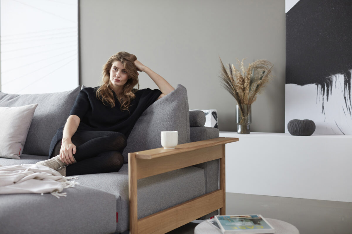 Innovation Living - Malloy Holz Schlafsofa – Bild 5