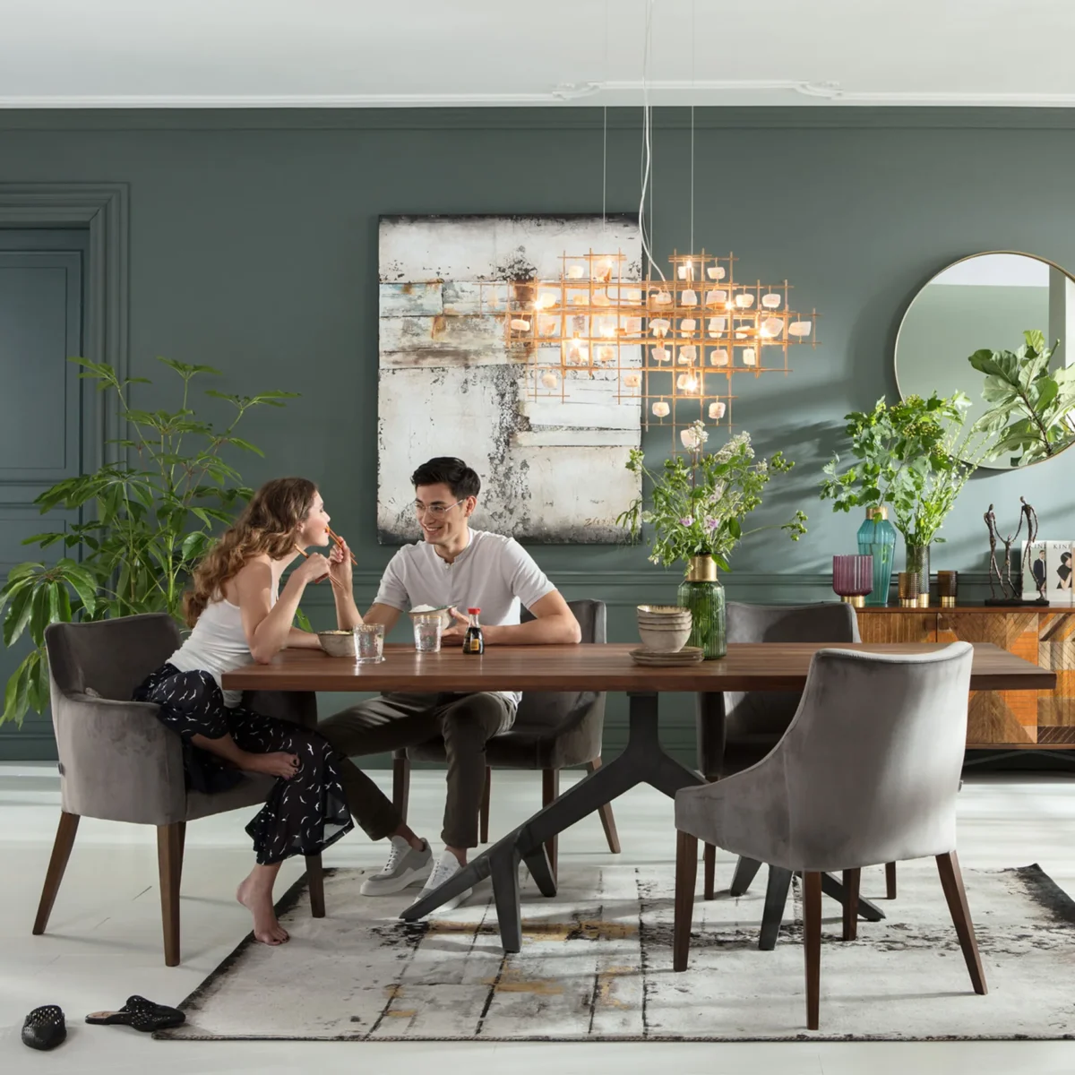 Kare - Tisch Roots Dark – Bild 2