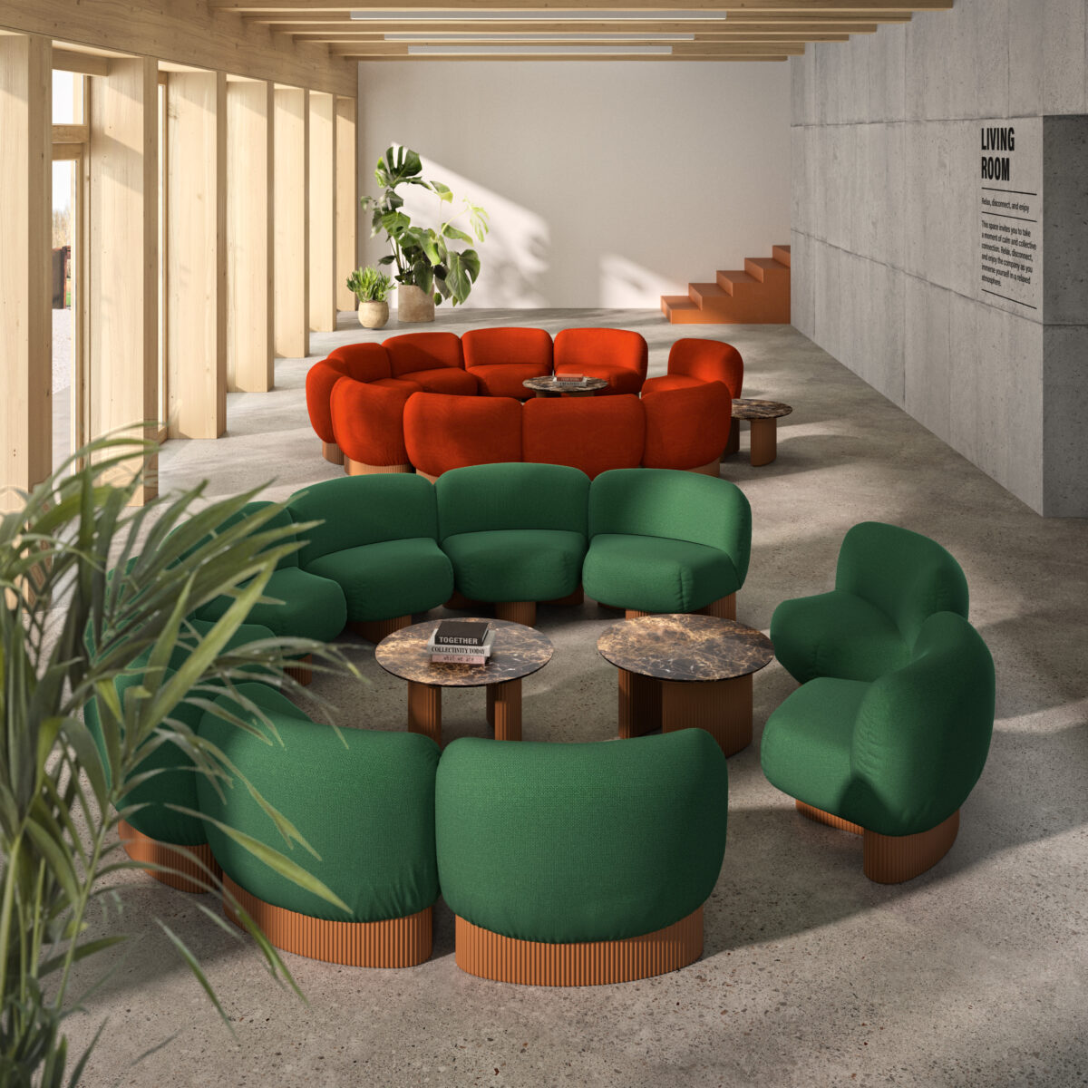 Andreu World - Sofa Bolete Lounge Bio – Bild 2