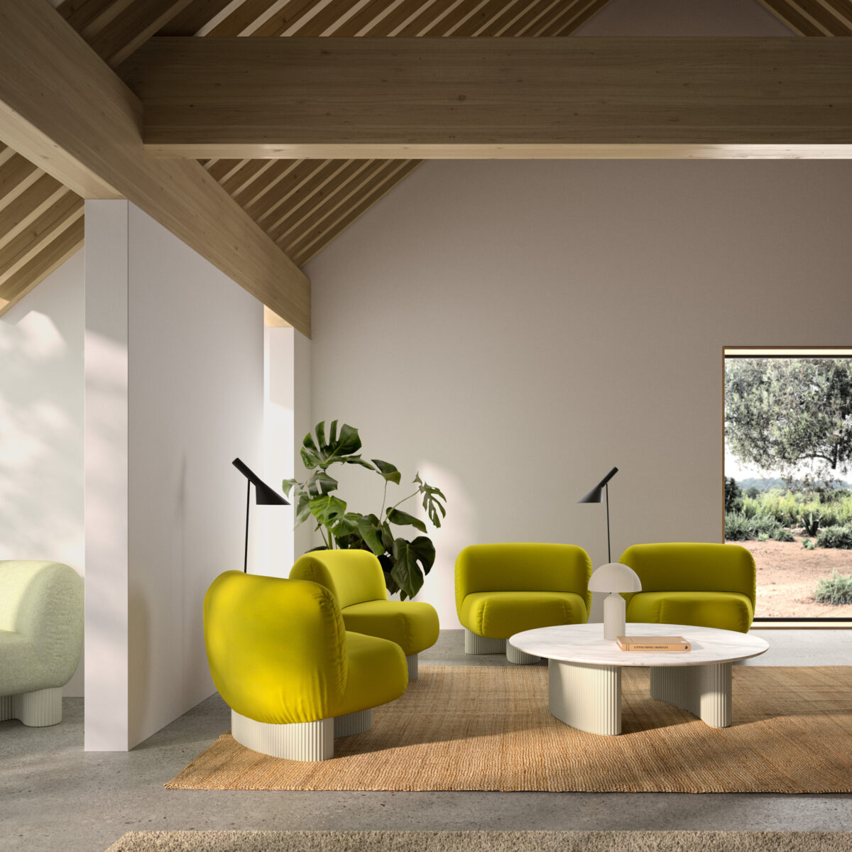 Andreu World - Sofa Bolete Lounge Bio – Bild 4