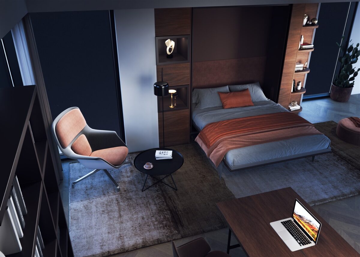 Wallbed Italia - Schrankwand / Schrankbett Beispiel 3 – Bild 4