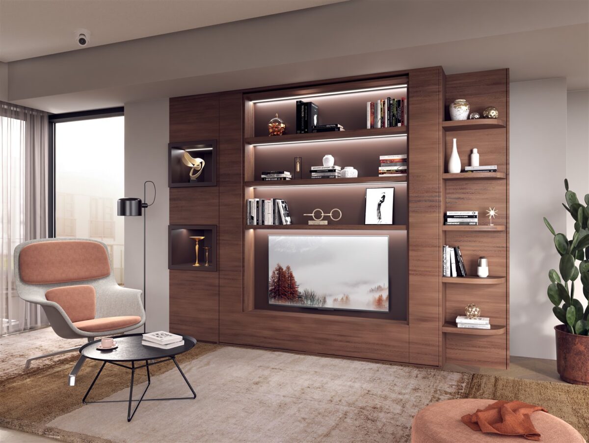 Wallbed Italia - Schrankwand / Schrankbett Beispiel 3 – Bild 5
